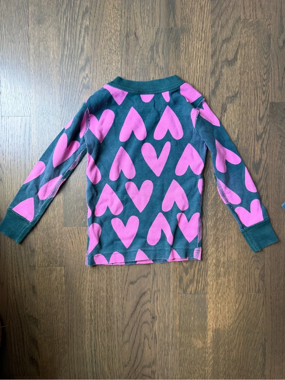 Hanna Anderson Kids Heart Print Pajama Set - Pink Hearts